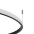 GLOBOSTAR® VERONA 61223 Μοντέρνο Φωτιστικό Οροφής LED 36W 4032lm 360° AC 220-240V IP20 Ρυθμιζόμενο Λευκό CCT με On/Off 2700K/4500K/6000K - Lumileds SMD Chip - Μαύρο Ματ - Μ60 x Π60 x Υ23cm - 3 Χρόνια Εγγύηση