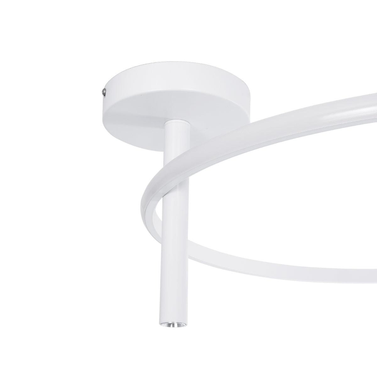 GloboStar® VERONA 61224 Φωτιστικό Οροφής Δαχτυλίδι-Κύκλος LED CCT 36W 4032lm 360° AC 220-240V - Εναλλαγή Φωτισμού μέσω Διακόπτη On/Off All In One Ψυχρό 6000k+Φυσικό 4500k+Θερμό 2700K Φ60 x Υ23cm - Λευκό - 3 Χρόνια Εγγύηση - ledmania.gr