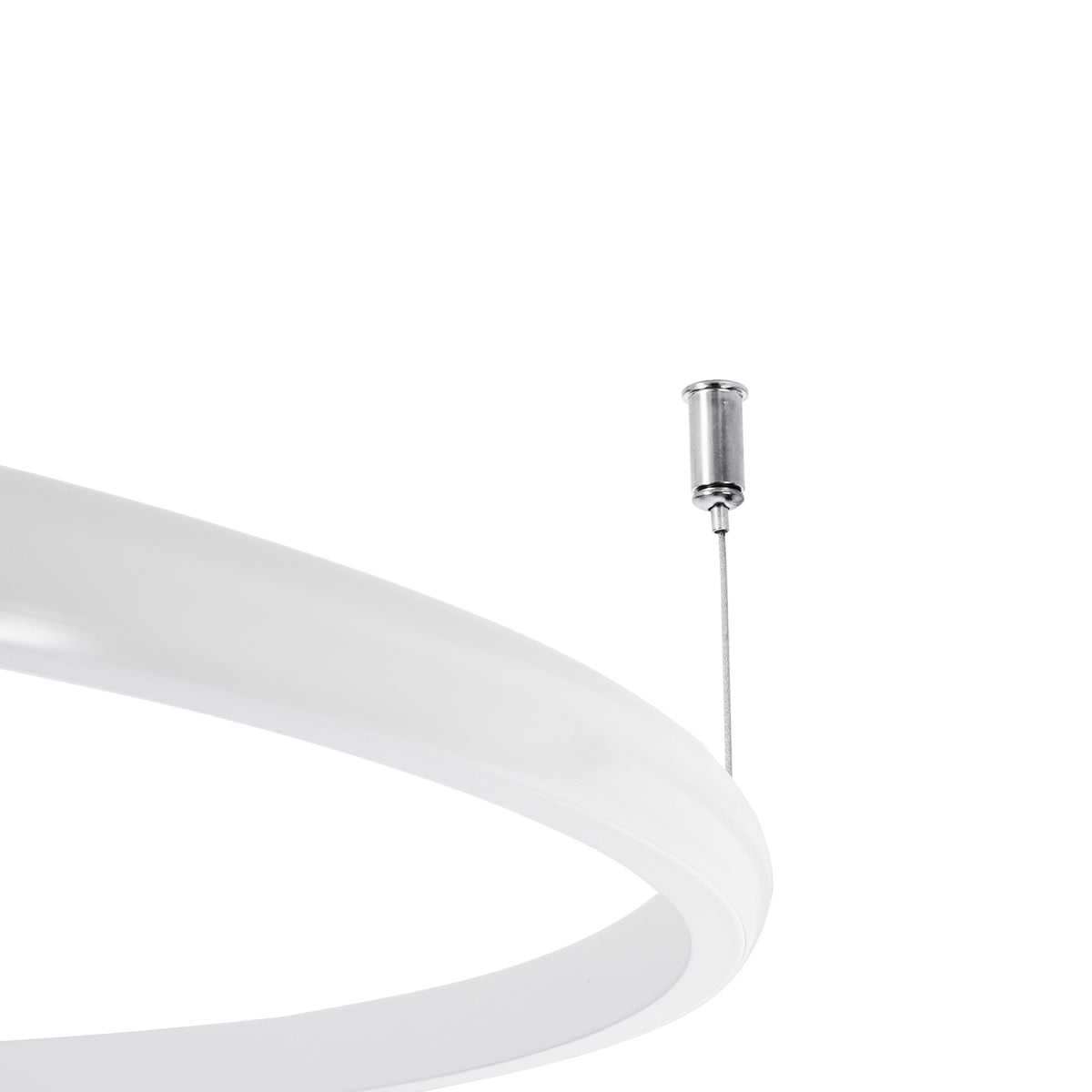GloboStar® VERONA 61224 Φωτιστικό Οροφής Δαχτυλίδι-Κύκλος LED CCT 36W 4032lm 360° AC 220-240V - Εναλλαγή Φωτισμού μέσω Διακόπτη On/Off All In One Ψυχρό 6000k+Φυσικό 4500k+Θερμό 2700K Φ60 x Υ23cm - Λευκό - 3 Χρόνια Εγγύηση - ledmania.gr