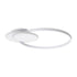 GLOBOSTAR® CIRCUO 61230 Μοντέρνο Φωτιστικό Οροφής LED 75W 8400lm 360° AC 220-240V IP20 Ρυθμιζόμενο Λευκό CCT με Χειριστήριο από 2700K έως 6000K Dimmable - Lumileds SMD Chip - Λευκό Ματ - Μ53 x Π42.5 x Υ9cm - 3 Χρόνια Εγγύηση