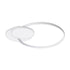 GLOBOSTAR® CIRCUO 61230 Μοντέρνο Φωτιστικό Οροφής LED 75W 8400lm 360° AC 220-240V IP20 Ρυθμιζόμενο Λευκό CCT με Χειριστήριο από 2700K έως 6000K Dimmable - Lumileds SMD Chip - Λευκό Ματ - Μ53 x Π42.5 x Υ9cm - 3 Χρόνια Εγγύηση