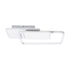 GLOBOSTAR® SQUARO 61232 Μοντέρνο Φωτιστικό Οροφής LED 75W 8400lm 360° AC 220-240V IP20 Ρυθμιζόμενο Λευκό CCT με Χειριστήριο από 2700K έως 6000K Dimmable - Lumileds SMD Chip - Λευκό Ματ - Μ48.5 x Π51 x Υ9cm - 3 Χρόνια Εγγύηση