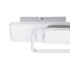 GLOBOSTAR® SQUARO 61232 Μοντέρνο Φωτιστικό Οροφής LED 75W 8400lm 360° AC 220-240V IP20 Ρυθμιζόμενο Λευκό CCT με Χειριστήριο από 2700K έως 6000K Dimmable - Lumileds SMD Chip - Λευκό Ματ - Μ48.5 x Π51 x Υ9cm - 3 Χρόνια Εγγύηση