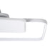 GLOBOSTAR® SQUARO 61232 Μοντέρνο Φωτιστικό Οροφής LED 75W 8400lm 360° AC 220-240V IP20 Ρυθμιζόμενο Λευκό CCT με Χειριστήριο από 2700K έως 6000K Dimmable - Lumileds SMD Chip - Λευκό Ματ - Μ48.5 x Π51 x Υ9cm - 3 Χρόνια Εγγύηση