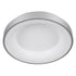 GLOBOSTAR® SALEM 61234 Μοντέρνο Φωτιστικό Οροφής LED 75W 8625lm 120° AC 220-240V IP20 Ρυθμιζόμενο Λευκό CCT με Χειριστήριο από 2700K έως 6000K Dimmable - Lumileds SMD Chip - Γκρι - Μ45 x Π45 x Υ8.5cm - 3 Χρόνια Εγγύηση - ledmania.gr