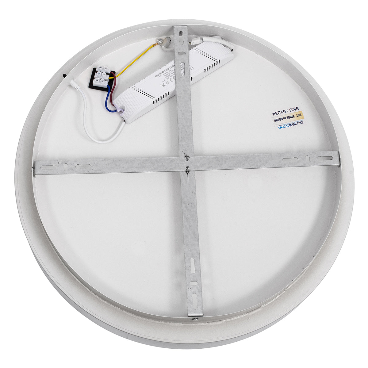 GLOBOSTAR® SALEM 61234 Μοντέρνο Φωτιστικό Οροφής LED 75W 8625lm 120° AC 220-240V IP20 Ρυθμιζόμενο Λευκό CCT με Χειριστήριο από 2700K έως 6000K Dimmable - Lumileds SMD Chip - Γκρι - Μ45 x Π45 x Υ8.5cm - 3 Χρόνια Εγγύηση - ledmania.gr
