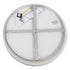 GLOBOSTAR® SALEM 61234 Μοντέρνο Φωτιστικό Οροφής LED 75W 8625lm 120° AC 220-240V IP20 Ρυθμιζόμενο Λευκό CCT με Χειριστήριο από 2700K έως 6000K Dimmable - Lumileds SMD Chip - Γκρι - Μ45 x Π45 x Υ8.5cm - 3 Χρόνια Εγγύηση - ledmania.gr