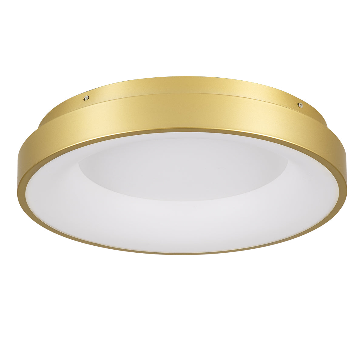 GLOBOSTAR® SALEM 61235 Μοντέρνο Φωτιστικό Οροφής LED 75W 8625lm 120° AC 220-240V IP20 Ρυθμιζόμενο Λευκό CCT με Χειριστήριο από 2700K έως 6000K Dimmable - Lumileds SMD Chip - Χρυσό - Μ45 x Π45 x Υ8.5cm - 3 Χρόνια Εγγύηση - ledmania.gr