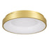 GLOBOSTAR® SALEM 61235 Μοντέρνο Φωτιστικό Οροφής LED 75W 8625lm 120° AC 220-240V IP20 Ρυθμιζόμενο Λευκό CCT με Χειριστήριο από 2700K έως 6000K Dimmable - Lumileds SMD Chip - Χρυσό - Μ45 x Π45 x Υ8.5cm - 3 Χρόνια Εγγύηση - ledmania.gr