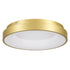 GLOBOSTAR® SALEM 61235 Μοντέρνο Φωτιστικό Οροφής LED 75W 8625lm 120° AC 220-240V IP20 Ρυθμιζόμενο Λευκό CCT με Χειριστήριο από 2700K έως 6000K Dimmable - Lumileds SMD Chip - Χρυσό - Μ45 x Π45 x Υ8.5cm - 3 Χρόνια Εγγύηση - ledmania.gr