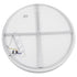 GloboStar® SALEM 61238 Πλαφονιέρα Οροφής Δαχτυλίδι-Κύκλος LED CCT 105W 12075lm 120° AC 220-240V - Εναλλαγή Φωτισμού μέσω Τηλεχειριστηρίου All In One Ψυχρό 6000k+Φυσικό 4500k+Θερμό 2700k Dimmable Φ60cm - Ασημί - 3 Years Warranty - ledmania.gr