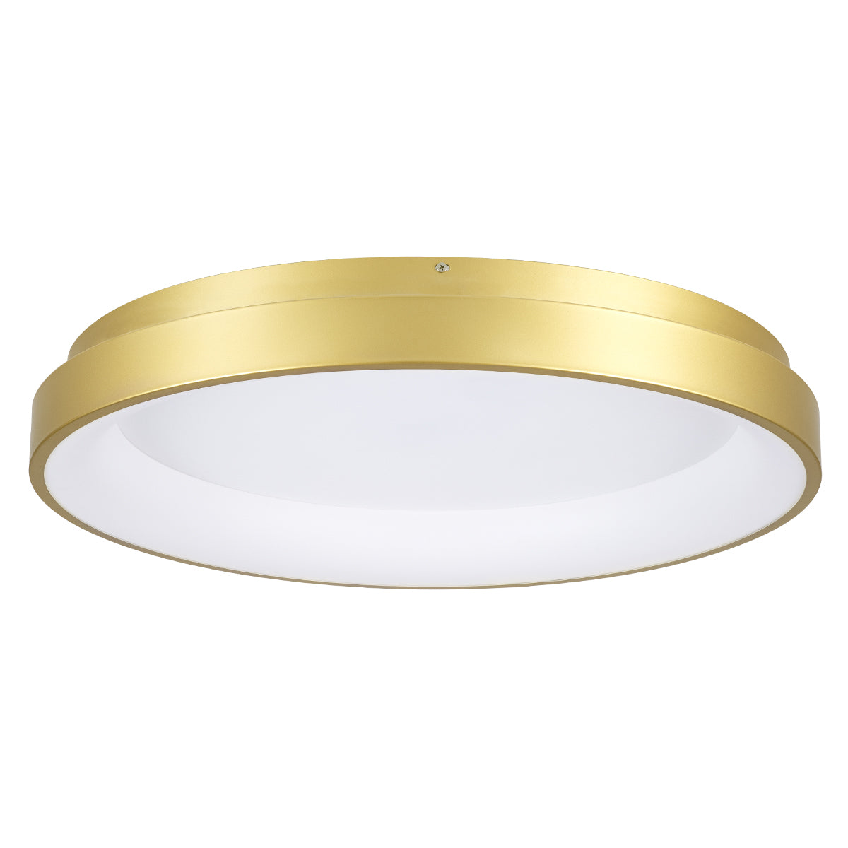 GloboStar® SALEM 61239 Πλαφονιέρα Οροφής Δαχτυλίδι-Κύκλος LED CCT 105W 12075lm 120° AC 220-240V - Εναλλαγή Φωτισμού μέσω Τηλεχειριστηρίου All In One Ψυχρό 6000k+Φυσικό 4500k+Θερμό 2700k Dimmable Φ60cm - Χρυσό Σαμπανιζέ - 3 Years Warranty - ledmania.gr