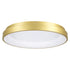 GloboStar® SALEM 61239 Πλαφονιέρα Οροφής Δαχτυλίδι-Κύκλος LED CCT 105W 12075lm 120° AC 220-240V - Εναλλαγή Φωτισμού μέσω Τηλεχειριστηρίου All In One Ψυχρό 6000k+Φυσικό 4500k+Θερμό 2700k Dimmable Φ60cm - Χρυσό Σαμπανιζέ - 3 Years Warranty - ledmania.gr