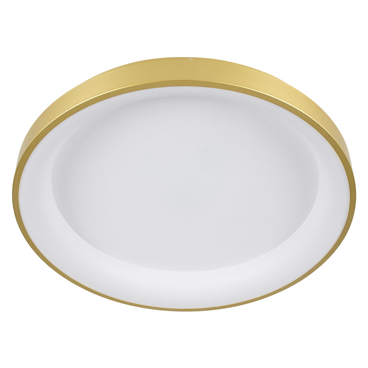 GloboStar® SALEM 61239 Πλαφονιέρα Οροφής Δαχτυλίδι-Κύκλος LED CCT 105W 12075lm 120° AC 220-240V - Εναλλαγή Φωτισμού μέσω Τηλεχειριστηρίου All In One Ψυχρό 6000k+Φυσικό 4500k+Θερμό 2700k Dimmable Φ60cm - Χρυσό Σαμπανιζέ - 3 Years Warranty - ledmania.gr