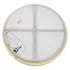 GloboStar® SALEM 61239 Πλαφονιέρα Οροφής Δαχτυλίδι-Κύκλος LED CCT 105W 12075lm 120° AC 220-240V - Εναλλαγή Φωτισμού μέσω Τηλεχειριστηρίου All In One Ψυχρό 6000k+Φυσικό 4500k+Θερμό 2700k Dimmable Φ60cm - Χρυσό Σαμπανιζέ - 3 Years Warranty - ledmania.gr