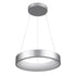 GLOBOSTAR® SALEM 61242 Μοντέρνο Κρεμαστό Φωτιστικό Οροφής LED 75W 8625lm 120° AC 220-240V IP20 Ρυθμιζόμενο Λευκό CCT με Χειριστήριο από 2700K έως 6000K Dimmable - Lumileds SMD Chip - Γκρι - Μ45 x Π45 x Υ7cm - 3 Χρόνια Εγγύηση - ledmania.gr