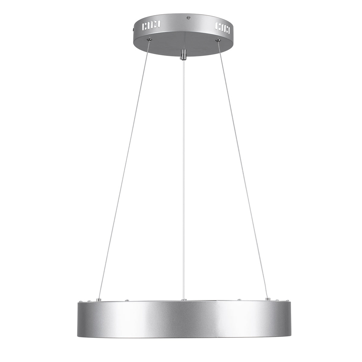 GLOBOSTAR® SALEM 61242 Μοντέρνο Κρεμαστό Φωτιστικό Οροφής LED 75W 8625lm 120° AC 220-240V IP20 Ρυθμιζόμενο Λευκό CCT με Χειριστήριο από 2700K έως 6000K Dimmable - Lumileds SMD Chip - Γκρι - Μ45 x Π45 x Υ7cm - 3 Χρόνια Εγγύηση - ledmania.gr