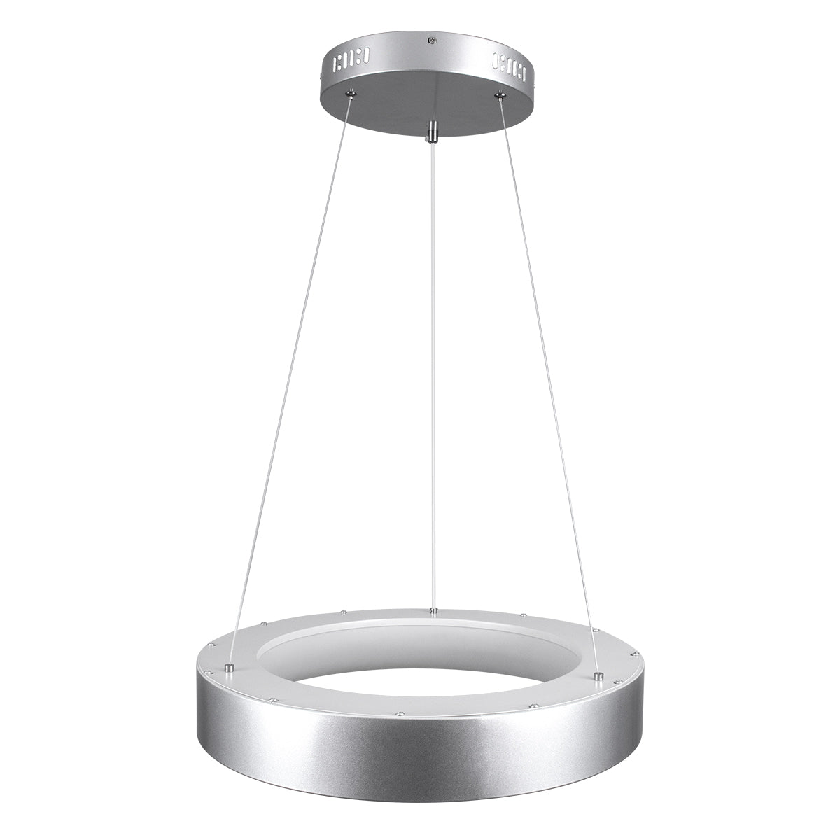 GLOBOSTAR® SALEM 61242 Μοντέρνο Κρεμαστό Φωτιστικό Οροφής LED 75W 8625lm 120° AC 220-240V IP20 Ρυθμιζόμενο Λευκό CCT με Χειριστήριο από 2700K έως 6000K Dimmable - Lumileds SMD Chip - Γκρι - Μ45 x Π45 x Υ7cm - 3 Χρόνια Εγγύηση - ledmania.gr