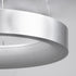 GLOBOSTAR® SALEM 61242 Μοντέρνο Κρεμαστό Φωτιστικό Οροφής LED 75W 8625lm 120° AC 220-240V IP20 Ρυθμιζόμενο Λευκό CCT με Χειριστήριο από 2700K έως 6000K Dimmable - Lumileds SMD Chip - Γκρι - Μ45 x Π45 x Υ7cm - 3 Χρόνια Εγγύηση - ledmania.gr