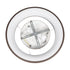 GLOBOSTAR® SALEM 61244 Μοντέρνο Κρεμαστό Φωτιστικό Οροφής LED 75W 8625lm 120° AC 220-240V IP20 Ρυθμιζόμενο Λευκό CCT με Χειριστήριο από 2700K έως 6000K Dimmable - Lumileds SMD Chip - Καφέ Ματ - Μ45 x Π45 x Υ6cm - 3 Χρόνια Εγγύηση