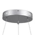 GloboStar® SALEM 61246 Κρεμαστή Πλαφονιέρα Οροφής Δαχτυλίδι-Κύκλος LED CCT 105W 12075lm 120° AC 220-240V - Εναλλαγή Φωτισμού μέσω Τηλεχειριστηρίου All In One Ψυχρό 6000k+Φυσικό 4500k+Θερμό 2700k Dimmable Φ60cm - Ασημί - 3 Years Warranty - ledmania.gr