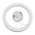 GloboStar® SALEM 61246 Κρεμαστή Πλαφονιέρα Οροφής Δαχτυλίδι-Κύκλος LED CCT 105W 12075lm 120° AC 220-240V - Εναλλαγή Φωτισμού μέσω Τηλεχειριστηρίου All In One Ψυχρό 6000k+Φυσικό 4500k+Θερμό 2700k Dimmable Φ60cm - Ασημί - 3 Years Warranty - ledmania.gr