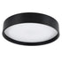 GLOBOSTAR® NARNIA 61257 Μοντέρνο Φωτιστικό Οροφής LED 75W 8625lm 120° AC 220-240V IP20 Ρυθμιζόμενο Λευκό CCT με Χειριστήριο από 2700K έως 6000K Dimmable - Lumileds SMD Chip - Μαύρο Ματ - Μ45 x Π45 x Υ8cm - 3 Χρόνια Εγγύηση