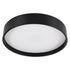 GLOBOSTAR® NARNIA 61257 Μοντέρνο Φωτιστικό Οροφής LED 75W 8625lm 120° AC 220-240V IP20 Ρυθμιζόμενο Λευκό CCT με Χειριστήριο από 2700K έως 6000K Dimmable - Lumileds SMD Chip - Μαύρο Ματ - Μ45 x Π45 x Υ8cm - 3 Χρόνια Εγγύηση