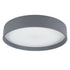GLOBOSTAR® NARNIA 61258 Μοντέρνο Φωτιστικό Οροφής LED 75W 8625lm 120° AC 220-240V IP20 Ρυθμιζόμενο Λευκό CCT με Χειριστήριο από 2700K έως 6000K Dimmable - Lumileds SMD Chip - Γκρι Ανθρακί Ματ - Μ45 x Π45 x Υ8cm - 3 Χρόνια Εγγύηση