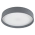 GLOBOSTAR® NARNIA 61258 Μοντέρνο Φωτιστικό Οροφής LED 75W 8625lm 120° AC 220-240V IP20 Ρυθμιζόμενο Λευκό CCT με Χειριστήριο από 2700K έως 6000K Dimmable - Lumileds SMD Chip - Γκρι Ανθρακί Ματ - Μ45 x Π45 x Υ8cm - 3 Χρόνια Εγγύηση