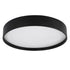 GLOBOSTAR® NARNIA 61259 Μοντέρνο Φωτιστικό Οροφής LED 100W 11500lm 120° AC 220-240V IP20 Ρυθμιζόμενο Λευκό CCT με Χειριστήριο από 2700K έως 6000K Dimmable - Lumileds SMD Chip - Μαύρο Ματ - Μ60 x Π60 x Υ10cm - 3 Χρόνια Εγγύηση