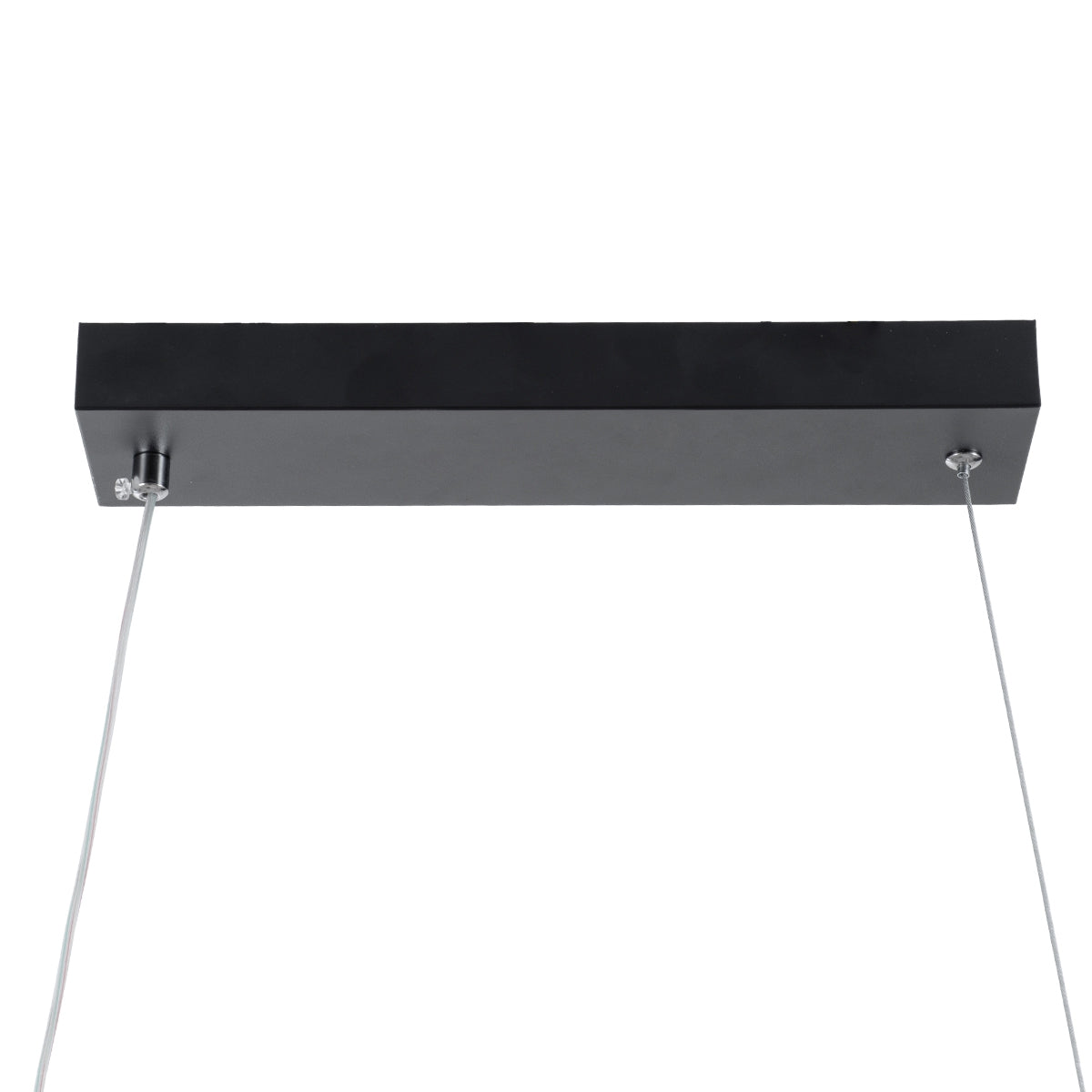 GLOBOSTAR® MORALES 61275 Μοντέρνο Κρεμαστό Φωτιστικό Οροφής LED 54W 6048lm 300° AC 220-240V IP20 Ρυθμιζόμενο Λευκό CCT με Χειριστήριο από 2700K έως 6000K Dimmable - Lumileds SMD Chip - Μαύρο Ματ - Μ90 x Π14 x Υ14cm - 3 Χρόνια Εγγύηση