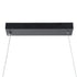 GLOBOSTAR® MORALES 61275 Μοντέρνο Κρεμαστό Φωτιστικό Οροφής LED 54W 6048lm 300° AC 220-240V IP20 Ρυθμιζόμενο Λευκό CCT με Χειριστήριο από 2700K έως 6000K Dimmable - Lumileds SMD Chip - Μαύρο Ματ - Μ90 x Π14 x Υ14cm - 3 Χρόνια Εγγύηση