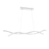 GLOBOSTAR® MORALES 61276 Μοντέρνο Κρεμαστό Φωτιστικό Οροφής LED 54W 6048lm 300° AC 220-240V IP20 Ρυθμιζόμενο Λευκό CCT με Χειριστήριο από 2700K έως 6000K Dimmable - Lumileds SMD Chip - Λευκό Ματ - Μ90 x Π14 x Υ14cm - 3 Χρόνια Εγγύηση - ledmania.gr