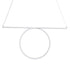 GLOBOSTAR® ROME 61295 Μοντέρνο Κρεμαστό Φωτιστικό Οροφής LED 24W 2640lm 200° AC 220-240V IP20 Ρυθμιζόμενο Λευκό CCT με On/Off 2700K/4500K/6000K - Lumileds SMD Chip - Λευκό Ματ - Μ65.5 x Π4 x Υ33cm - 3 Χρόνια Εγγύηση - ledmania.gr