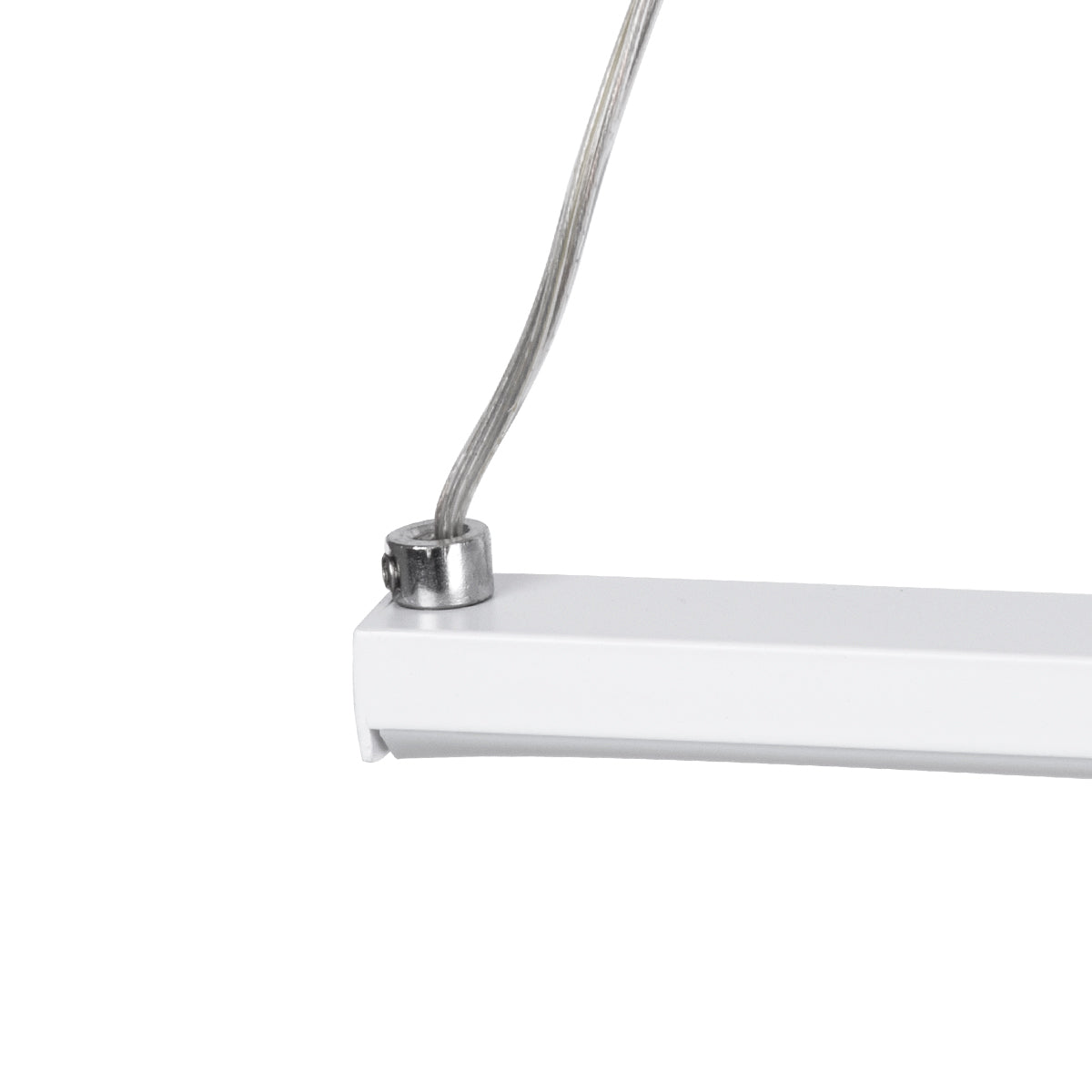 GLOBOSTAR® ROME 61295 Μοντέρνο Κρεμαστό Φωτιστικό Οροφής LED 24W 2640lm 200° AC 220-240V IP20 Ρυθμιζόμενο Λευκό CCT με On/Off 2700K/4500K/6000K - Lumileds SMD Chip - Λευκό Ματ - Μ65.5 x Π4 x Υ33cm - 3 Χρόνια Εγγύηση - ledmania.gr