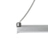GLOBOSTAR® ROME 61296 Μοντέρνο Κρεμαστό Φωτιστικό Οροφής LED 24W 2640lm 200° AC 220-240V IP20 Ρυθμιζόμενο Λευκό CCT με On/Off 2700K/4500K/6000K - Lumileds SMD Chip - Νίκελ Βούρτσας - Μ65.5 x Π4 x Υ33cm - 3 Χρόνια Εγγύηση - ledmania.gr