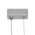 GLOBOSTAR® DEROBA 61300 Μοντέρνο Κρεμαστό Φωτιστικό Οροφής LED 12W 1320lm 360° AC 220-240V IP20 Ρυθμιζόμενο Λευκό CCT με On/Off 2700K/4500K/6000K - Lumileds SMD Chip - Νίκελ Βούρτσας - Μ16 x Π1.6 x Υ25.5cm - 3 Χρόνια Εγγύηση