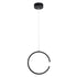 GloboStar® CEROBA 61306 Κρεμαστό Φωτιστικό Οροφής Linear Design LED CCT 12W 1320lm 360° AC 220-240V - Εναλλαγή Φωτισμού μέσω Διακόπτη On/Off All In One Ψυχρό 6000k+Φυσικό 4500k+Θερμό 2700k Φ22 x Π2cm - Μαύρο - 3 Years Warranty - ledmania.gr