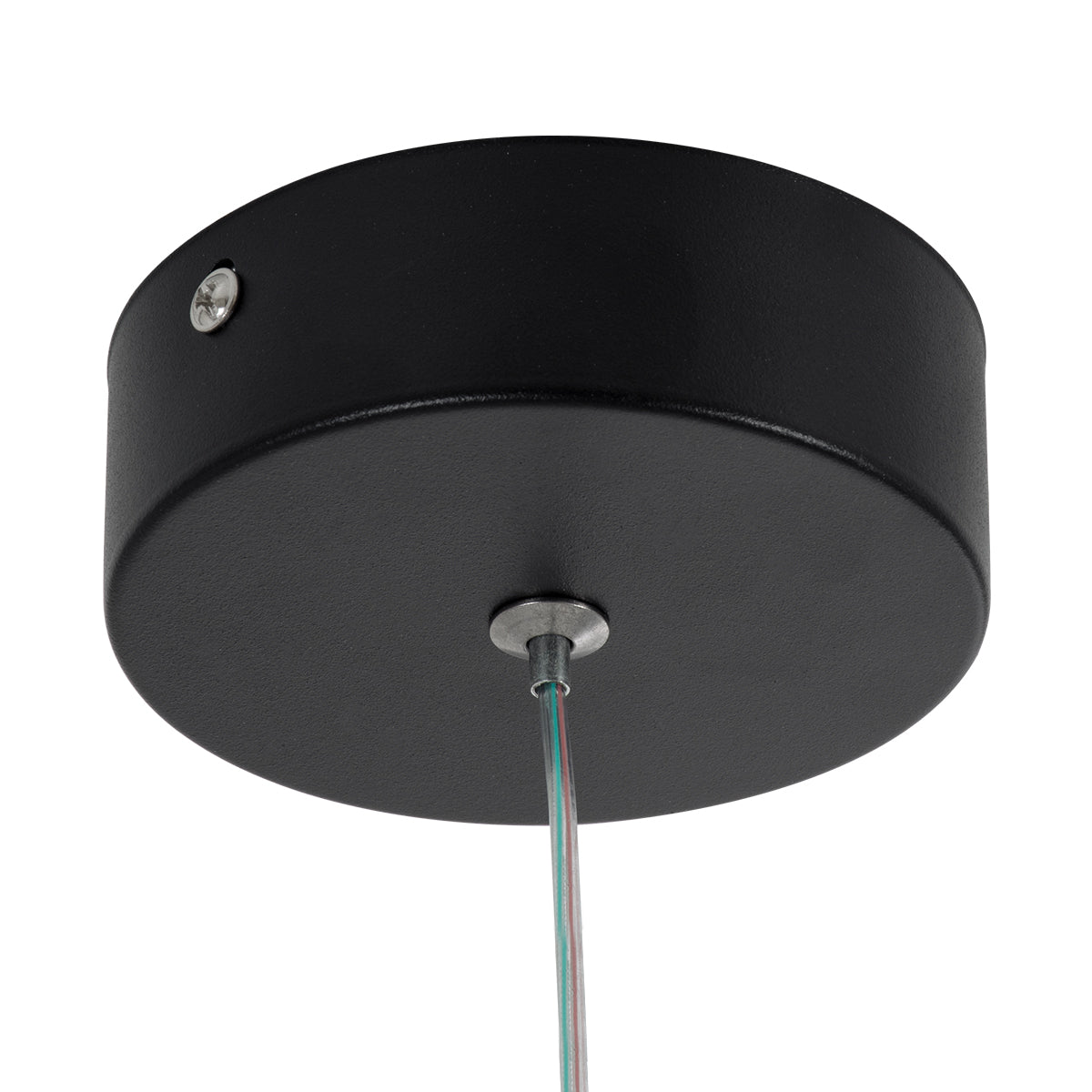 GloboStar® CEROBA 61306 Κρεμαστό Φωτιστικό Οροφής Linear Design LED CCT 12W 1320lm 360° AC 220-240V - Εναλλαγή Φωτισμού μέσω Διακόπτη On/Off All In One Ψυχρό 6000k+Φυσικό 4500k+Θερμό 2700k Φ22 x Π2cm - Μαύρο - 3 Years Warranty - ledmania.gr