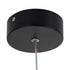 GloboStar® CEROBA 61306 Κρεμαστό Φωτιστικό Οροφής Linear Design LED CCT 12W 1320lm 360° AC 220-240V - Εναλλαγή Φωτισμού μέσω Διακόπτη On/Off All In One Ψυχρό 6000k+Φυσικό 4500k+Θερμό 2700k Φ22 x Π2cm - Μαύρο - 3 Years Warranty - ledmania.gr