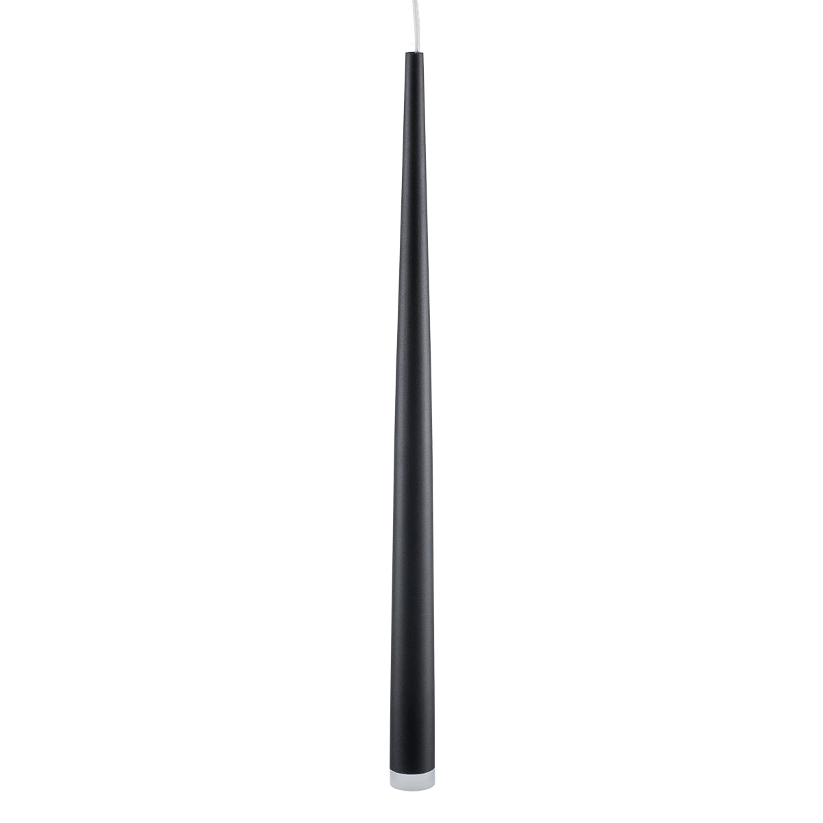 GloboStar® TEARS 61309 Κρεμαστό Φωτιστικό Οροφής Design LED CCT 3W 330lm 180° AC 220-240V - Εναλλαγή Φωτισμού μέσω Διακόπτη On/Off All In One Ψυχρό 6000k+Φυσικό 4500k+Θερμό 2700k Φ3.2 x Υ51.5cm - Μαύρο - 3 Years Warranty - ledmania.gr