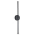 GLOBOSTAR® DIADEM 61329 Μοντέρνο Φωτιστικό Τοίχου - Απλίκα LED 9W 1080lm 120° AC 220-240V IP20 Ρυθμιζόμενο Λευκό CCT με On/Off 2700K/4500K/6000K - Lumileds SMD Chip - Μαύρο Ματ - Μ10 x Π4 x Υ60cm - 3 Χρόνια Εγγύηση - ledmania.gr