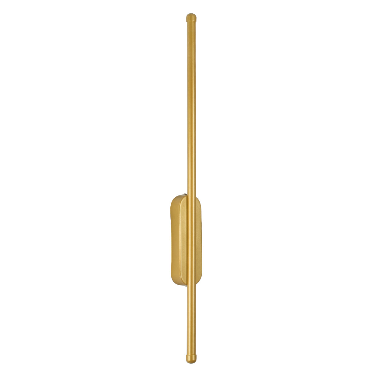 GloboStar® HARLEM 61332 Φωτιστικό Τοίχου - Απλίκα Design LED CCT 9W 1080lm 120° AC 220-240V - Εναλλαγή Φωτισμού μέσω Διακόπτη On/Off All In One Ψυχρό 6000k+Φυσικό 4500k+Θερμό 2700k Μ5 x Π4 x Υ60cm - Χρυσό - 3 Years Warranty - ledmania.gr