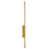 GloboStar® HARLEM 61332 Φωτιστικό Τοίχου - Απλίκα Design LED CCT 9W 1080lm 120° AC 220-240V - Εναλλαγή Φωτισμού μέσω Διακόπτη On/Off All In One Ψυχρό 6000k+Φυσικό 4500k+Θερμό 2700k Μ5 x Π4 x Υ60cm - Χρυσό - 3 Years Warranty - ledmania.gr