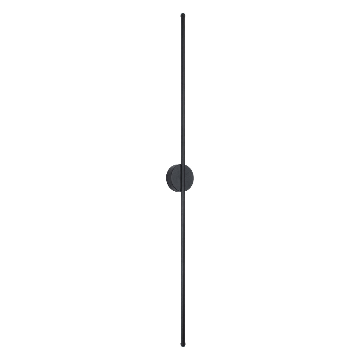 GLOBOSTAR® DIADEM 61333 Μοντέρνο Φωτιστικό Τοίχου - Απλίκα LED 18W 2160lm 120° AC 220-240V IP20 Ρυθμιζόμενο Λευκό CCT με On/Off 2700K/4500K/6000K - Lumileds SMD Chip - Μαύρο Ματ - Μ10 x Π4 x Υ120cm - 3 Χρόνια Εγγύηση - ledmania.gr