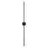 GLOBOSTAR® DIADEM 61333 Μοντέρνο Φωτιστικό Τοίχου - Απλίκα LED 18W 2160lm 120° AC 220-240V IP20 Ρυθμιζόμενο Λευκό CCT με On/Off 2700K/4500K/6000K - Lumileds SMD Chip - Μαύρο Ματ - Μ10 x Π4 x Υ120cm - 3 Χρόνια Εγγύηση - ledmania.gr