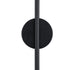 GLOBOSTAR® DIADEM 61333 Μοντέρνο Φωτιστικό Τοίχου - Απλίκα LED 18W 2160lm 120° AC 220-240V IP20 Ρυθμιζόμενο Λευκό CCT με On/Off 2700K/4500K/6000K - Lumileds SMD Chip - Μαύρο Ματ - Μ10 x Π4 x Υ120cm - 3 Χρόνια Εγγύηση - ledmania.gr