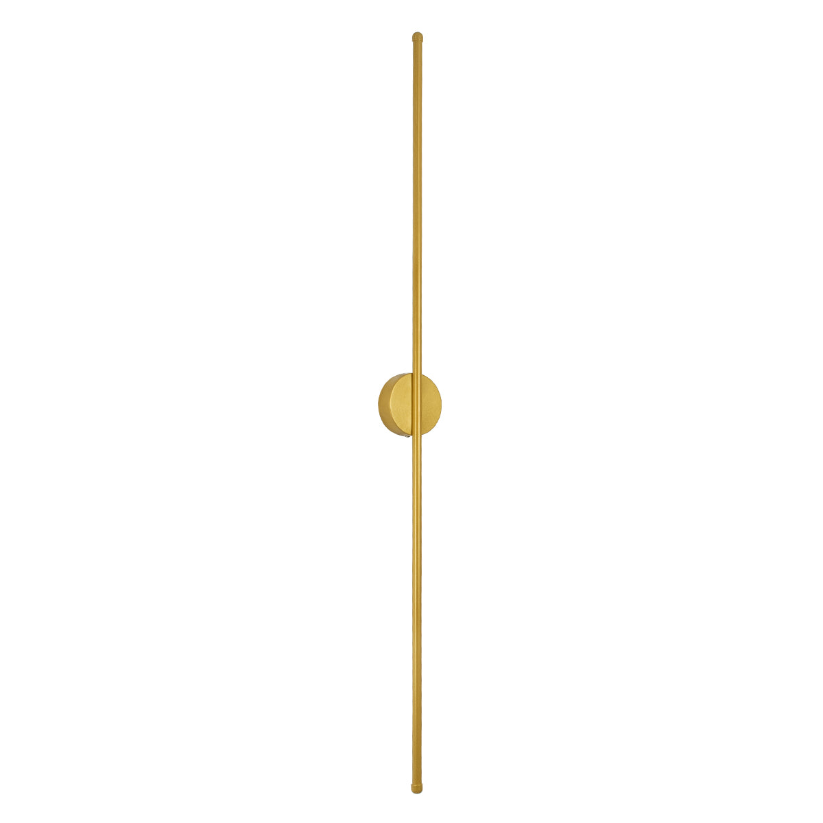 GLOBOSTAR® DIADEM 61334 Μοντέρνο Φωτιστικό Τοίχου - Απλίκα LED 18W 2160lm 120° AC 220-240V IP20 Ρυθμιζόμενο Λευκό CCT με On/Off 2700K/4500K/6000K - Lumileds SMD Chip - Χρυσό Βούρτσας - Μ10 x Π4 x Υ120cm - 3 Χρόνια Εγγύηση