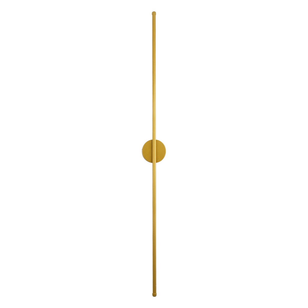 GLOBOSTAR® DIADEM 61334 Μοντέρνο Φωτιστικό Τοίχου - Απλίκα LED 18W 2160lm 120° AC 220-240V IP20 Ρυθμιζόμενο Λευκό CCT με On/Off 2700K/4500K/6000K - Lumileds SMD Chip - Χρυσό Βούρτσας - Μ10 x Π4 x Υ120cm - 3 Χρόνια Εγγύηση